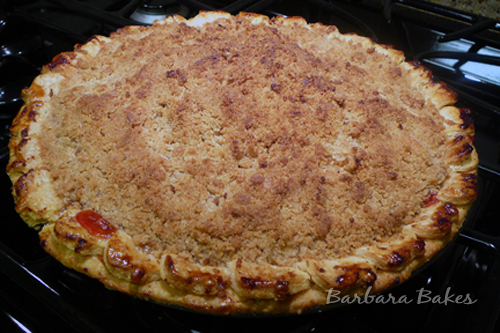 Apple Cranberry Streusel Pie